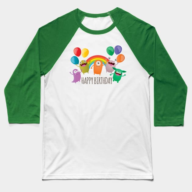 Happy Birthday Baseball T-Shirt by vladocar